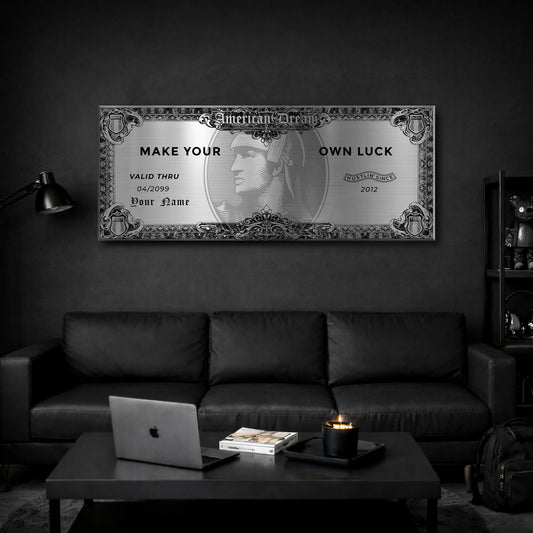 American Dream Card Canvas