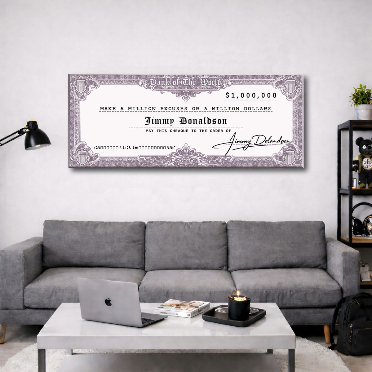 Million Dollar Check