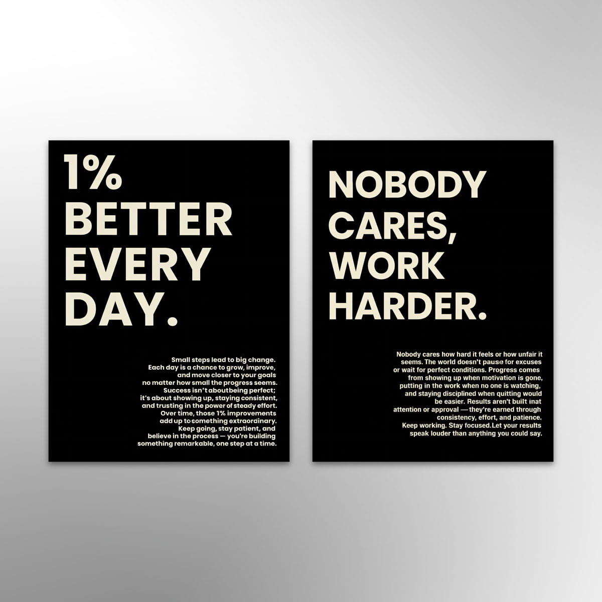 1% Better x Nobody Cares