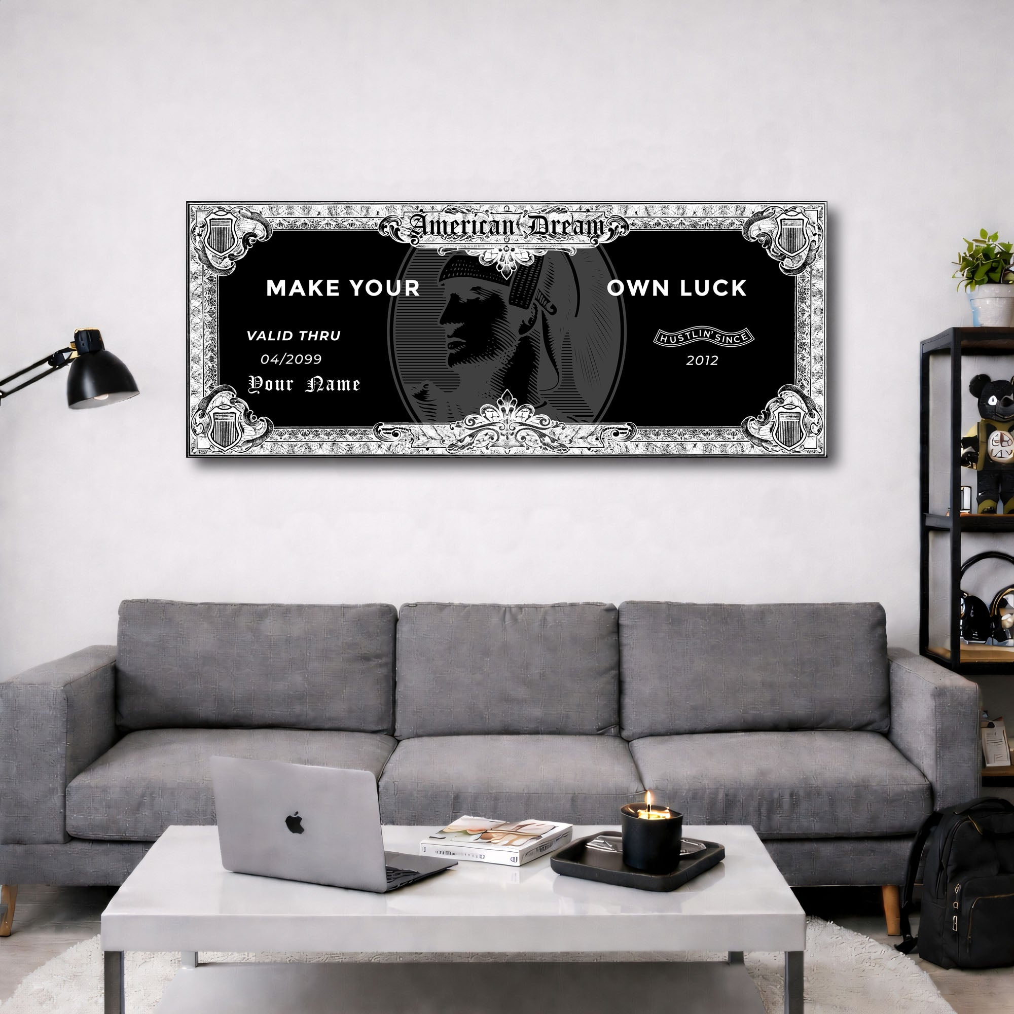 American Dream Card Canvas
