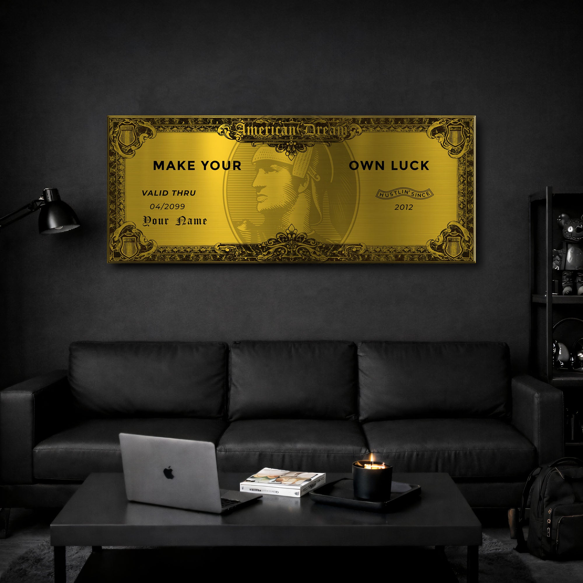 American Dream Card Canvas