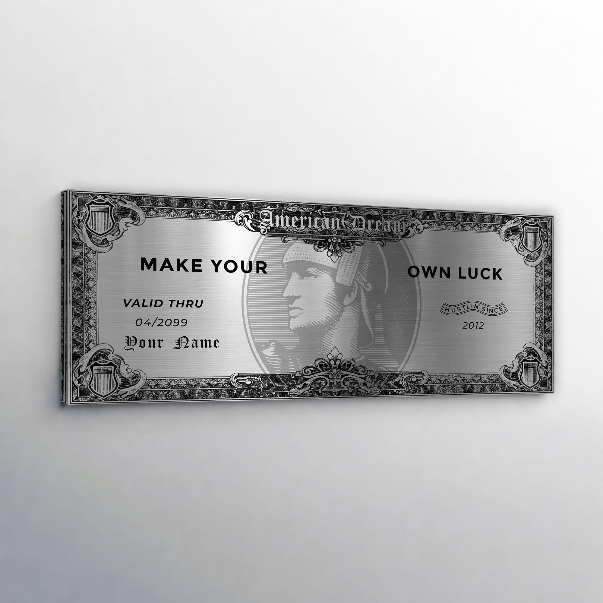 American Dream Card Canvas